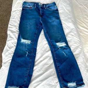 Good American straight leg jeans